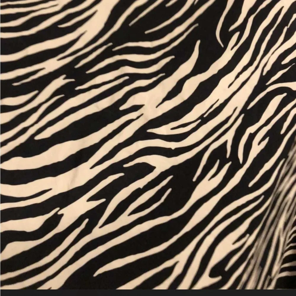Zebra Print Shower Curtain